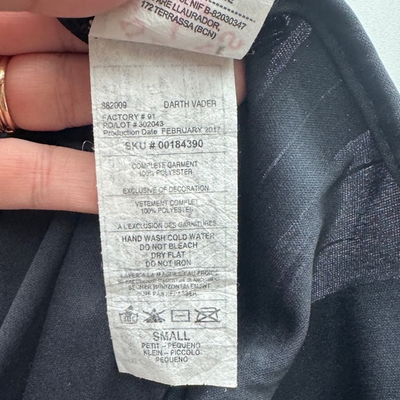 Star Wars Darth Vader Kids Costume Small 4-6 Rubies‎ Child Boy Girl Halloween - Picture 15 of 16